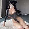 Sexy lingerie sexy onesie passion open crotch uniform temptation ice silk hot body suit