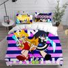 Аниме Постельный набор Panty & Stocking with Garterbelt - Одеяло Пододеяльник и Наволочка - Набор из 2-3 предметов для детей и взрослых