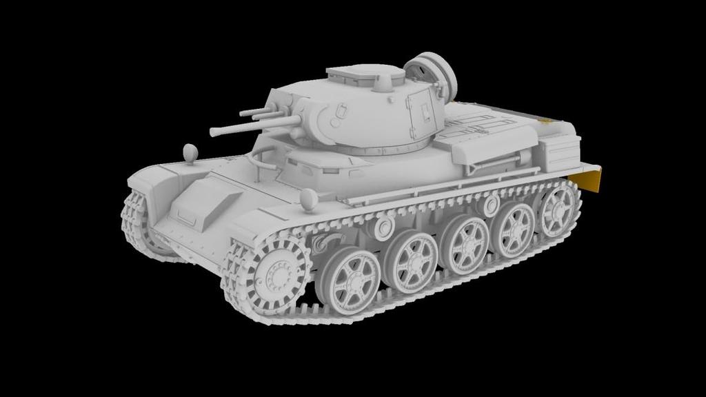 IBG Swedish Light Tank Stritzvagun Plastic Model PB72035 1/72 M40/K (Tank)