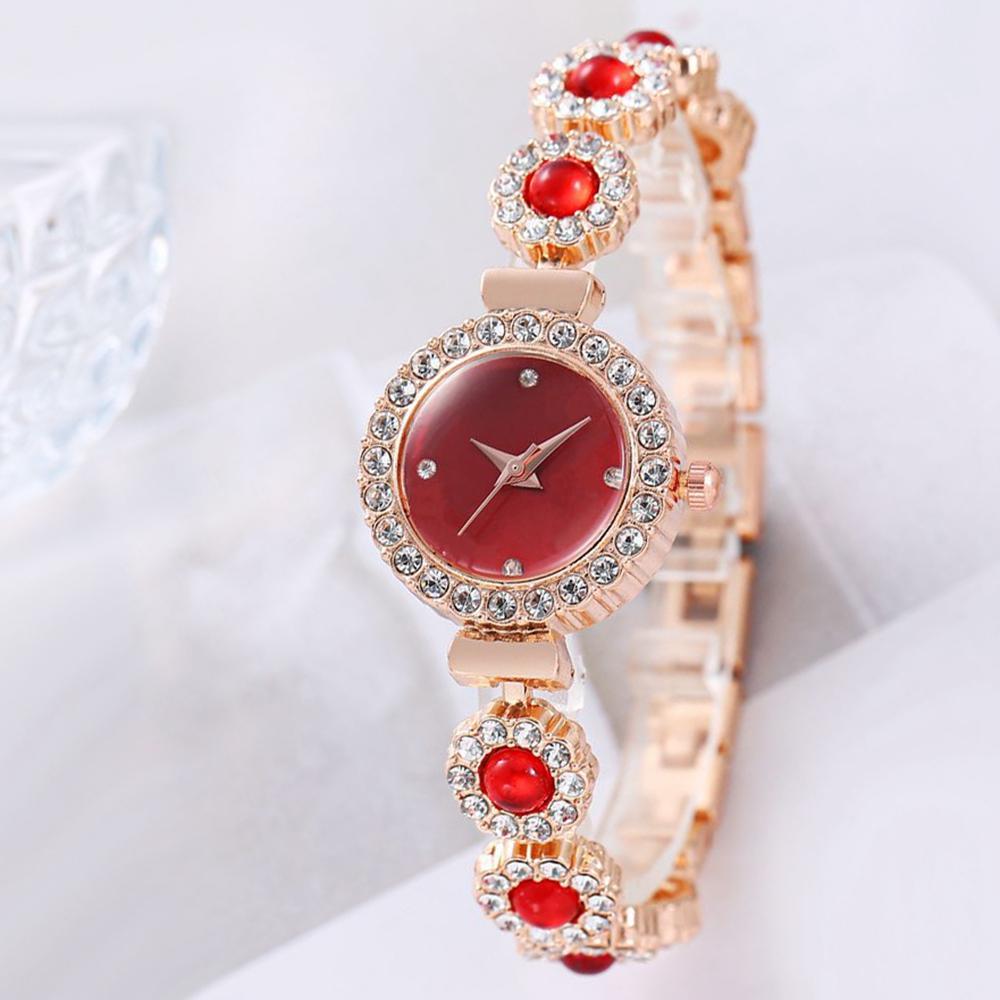 

New Fashion Women Watches Simple Bracelet Watch Acrylic Diamond Women Wristwatch Lady Clock Luxury Quartz Watch Relogio Feminino