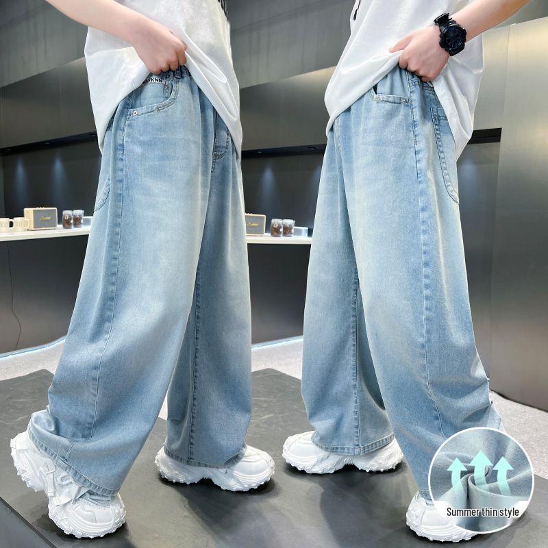 Zhongda Jungen Super Weiche Tencel Sommerjeans: Lässige, vielseitige Haremshose
