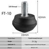 Universal Tripod Feet Pad With 3/8" Screw For Camera Tripod Adapter Photography Accessories