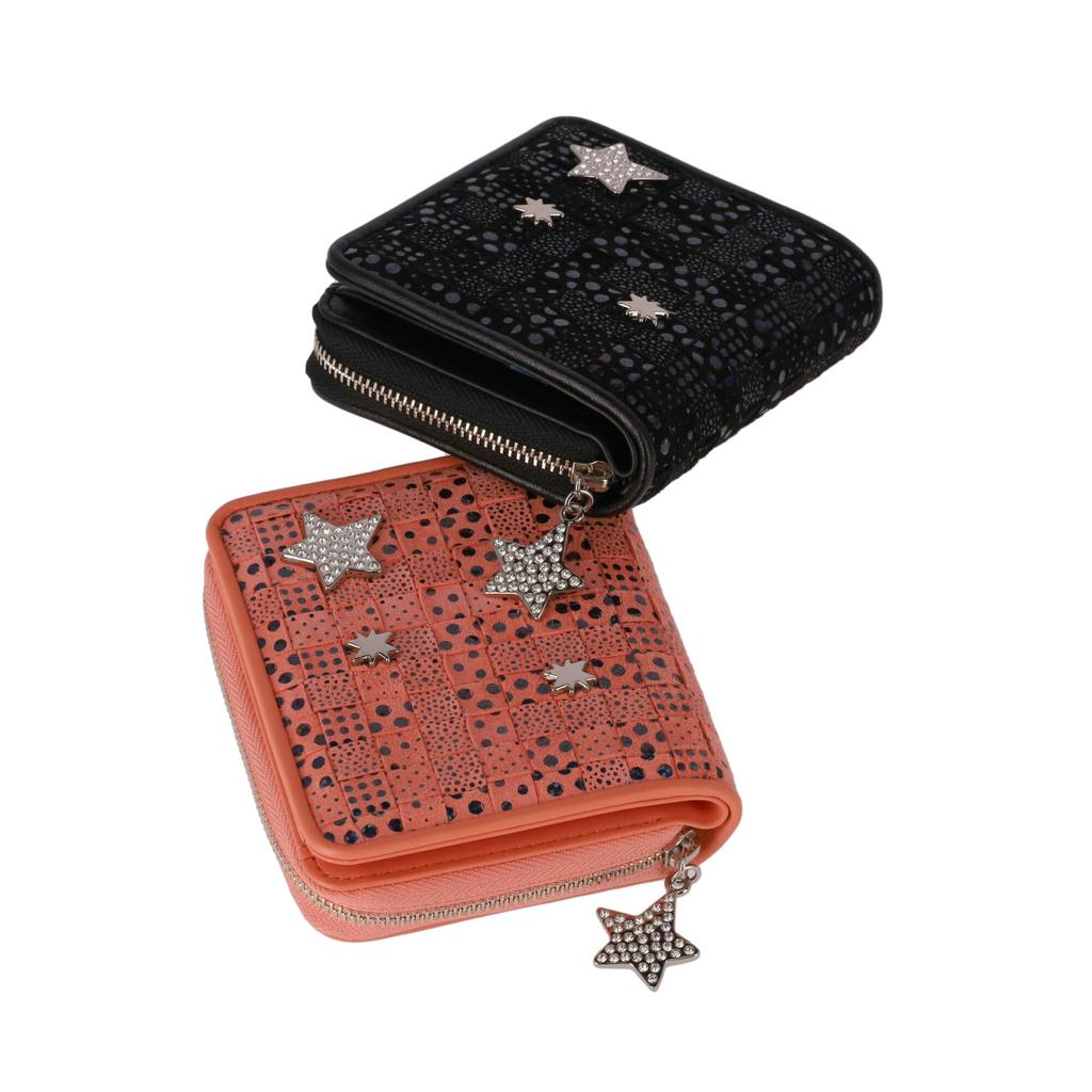 Tsumori Chisato Kirameshi Bifold Wallet Pink Small Wallet