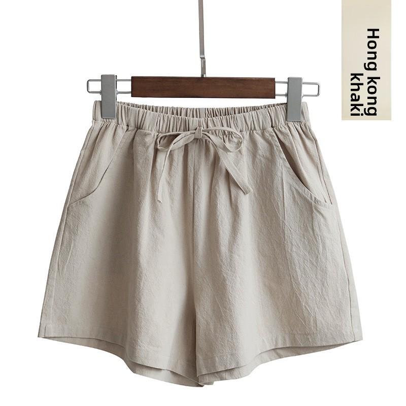 2026 Spring/Summer New Women s Wide-Leg Sports Shorts, Home Sleepwear, Casual Shorts M