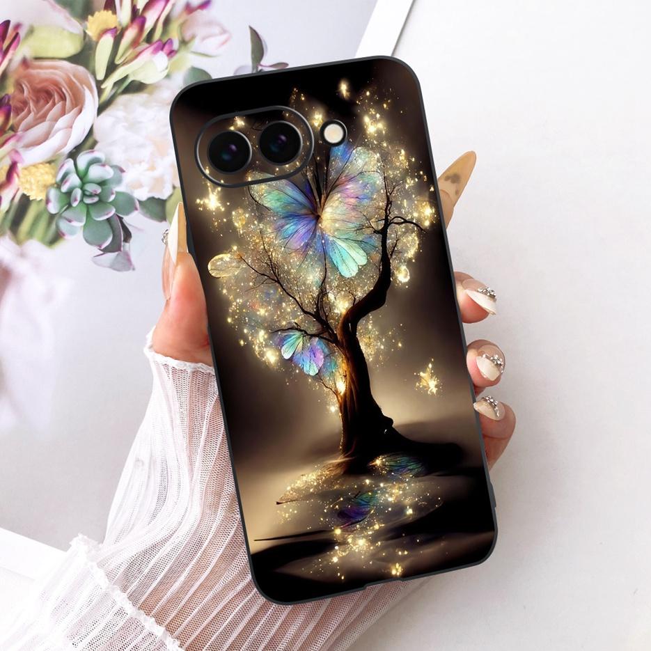 Für Google Pixel 9 Pro Hülle Niedlicher Löwe Mode Bemalte Abdeckung Weiche TPU Handyhülle Für Google Pixel 9A Pixel9 Pro Rückseite Fundas