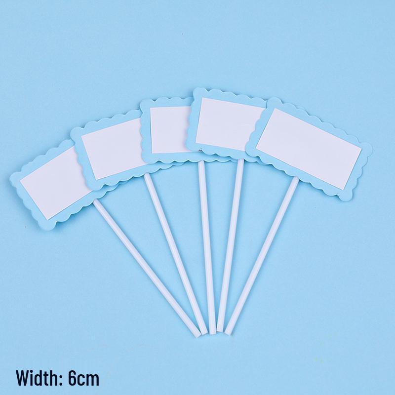 Writable Cloud Topper Greeting Card for Cake Decoration - Birthday & Dessert Table Accessory
