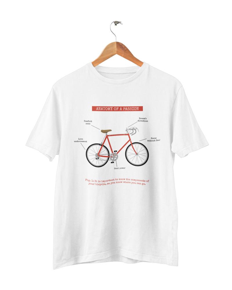 

Bio Baumwolle Herren T-Shirt Fahrrad Spruch Funny Lustiges Motive toure France XL