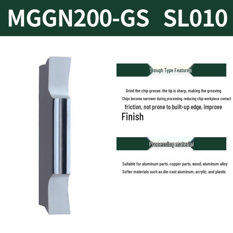 CNC Grooving Blade MGMN300/400-M for Stainless Steel, Ceramic, Aluminum Lathe Parting Tool Inserts