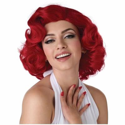 California Costumes Kostým Marilyn Monroe Hvězda Hollywoodu Paruka, Rudé Vlasy, 7023-100
