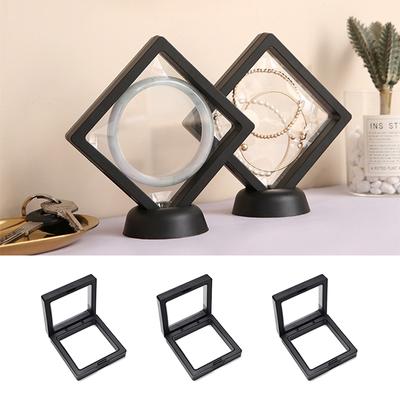 Schmuck Ring Ohrring Ausstellungsständer Box PE-Folie Anhängerhalter Münze Abzeichen Medaille Aufbewahrung Lose Diamanten Edelsteine Präsentationsetui