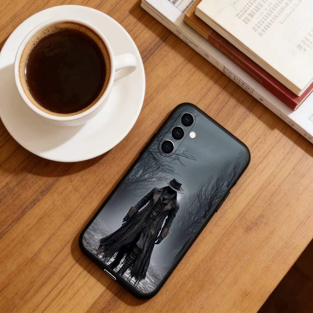 Game B-Bloodborne Phone Case Black Silicone Soft For Samsung Galaxy A73,A72,A71,A70,A53,A52,A51