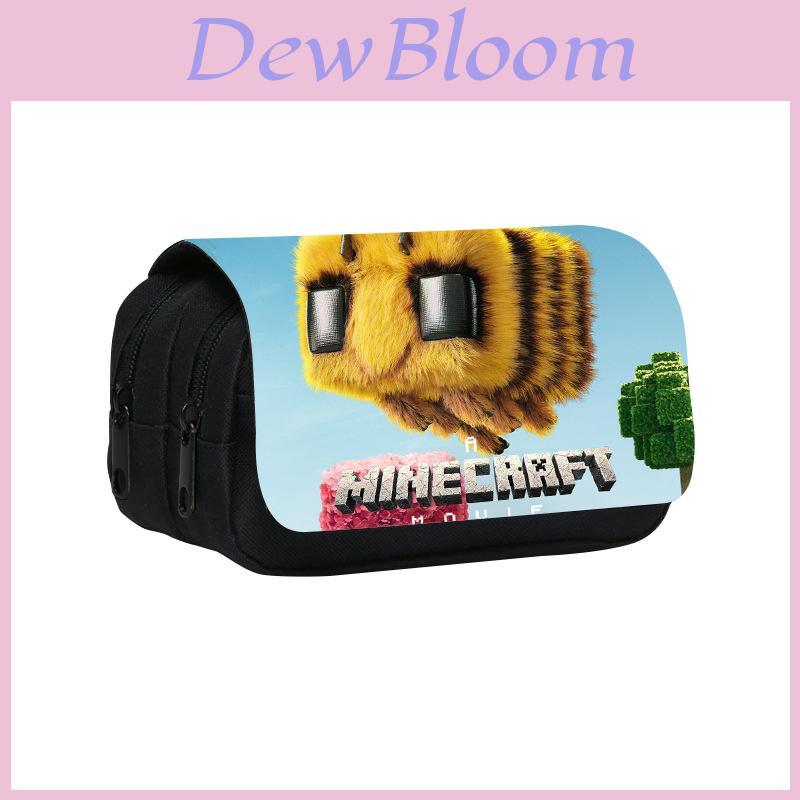Minecraft Film Steve Henry Bedruckte Doppellagige Schüler-Schreibwarentasche Für Schüler Und Bürogebrauch