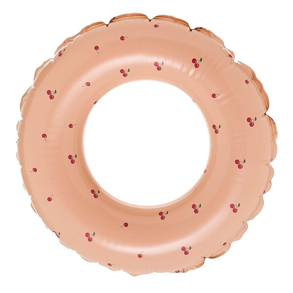 Anello gonfiabile da nuoto rétro a righe ispessito per bambini Xiao Lü - Design Oliva e Fiore di Ciliegio