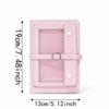Portable Compact Itabag Planner Notebook Six Ring Clear Window Diary  Badge Display