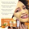 Vitamin C Turmeric Mud Mask Exfoliating Facial Mask Deep Cleansing Nourishing Hydrating Improves Dark Spots Tightens Skin Care