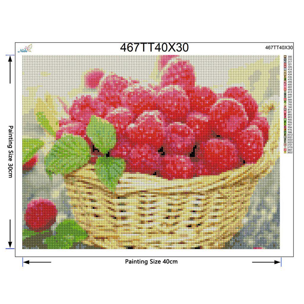 Diamond Embroidery Fruit 5D DIY Full Diamond Painting Cross Stitch Pictures Rhinestones Home Decor