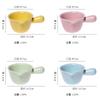Ceramic Coffee Milk Jar with Handle Small Milk Cup Steak Sauce Cup Milk Spoon Beak Cup Round Sugar Jar 100ml Coffee Utensils