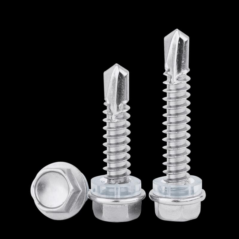 410 Stainless Steel Hex Flange Self-Drilling Tapping Screw