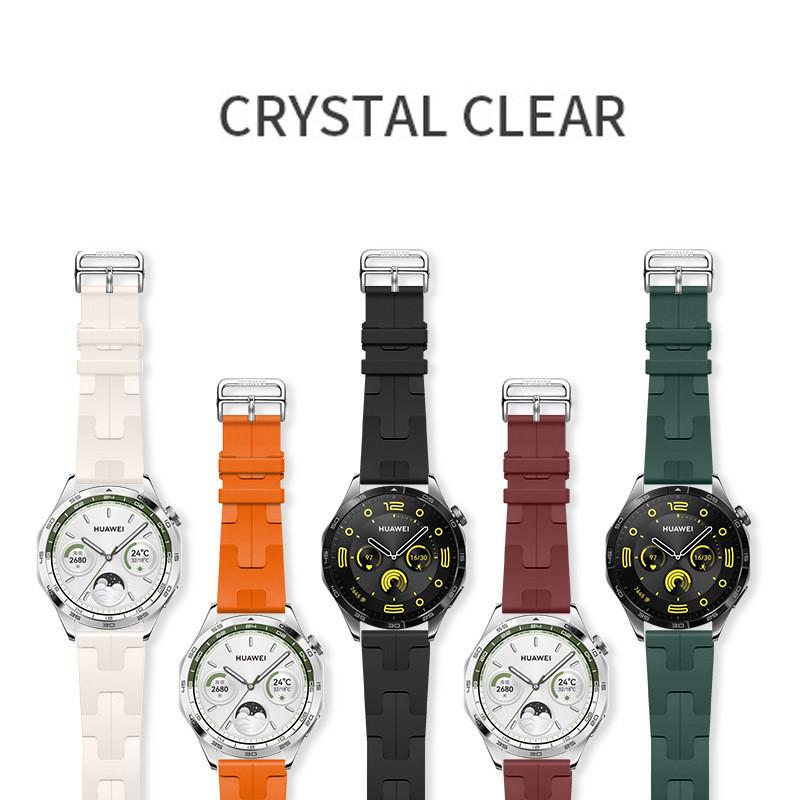 Bracelet de montre en silicone pour Huawei Watch GT 4 GT4 Bracelet de remplacement GT2 Pro GT3 Pro 46 mm GT 2e Bracelet de montre