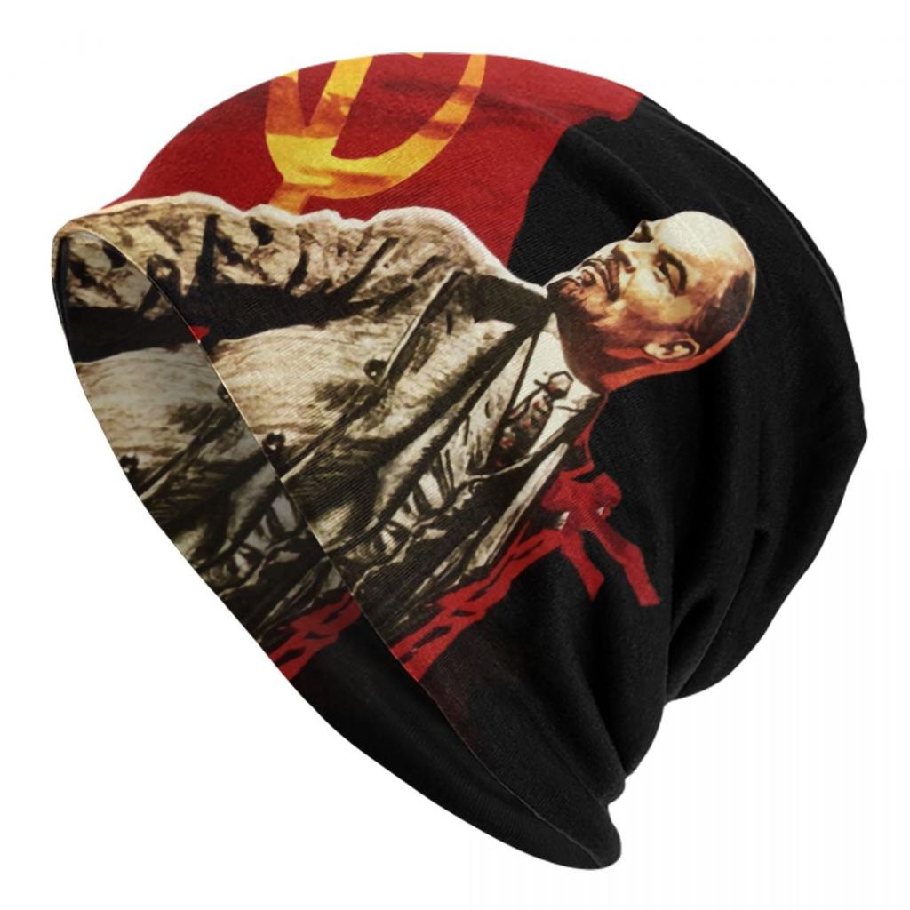 Allied Nations Joseph Stalin Skullies Beanies Caps  Unisex Winter Warm Knitted Hat Adult USSR Communist Russia Bonnet Hats