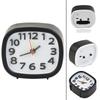 AA Battery Alarm Clock Clock Clock Clocks Operated Silent Bedside Clocks Alarm Battery No Tick Silent Bedside Clocks