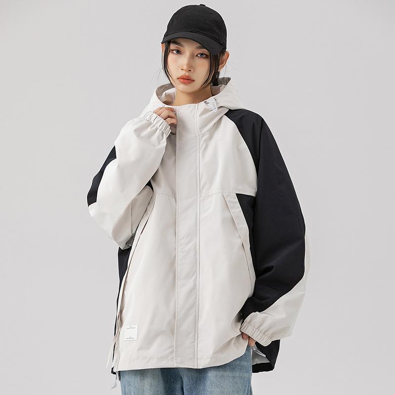 Fashion Brand Outdoor Storm Jacket Men's New Autumn Functional Wind Mountain Waterproof Hooded Jacket Couple