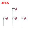 1-5PCS Garden Dancing Ornament Solar Powered Flying Wobble Cute Animal Fluttering Butterfly Ornament Yard Outdoor Lawn Decor
