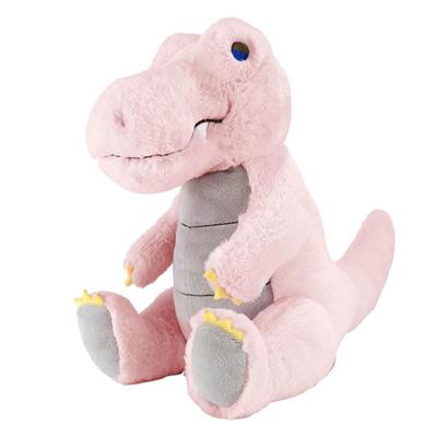 SunLemon Fluffy's Rainbow Tyrannosaurus Rex, Medium, 18 X 30 X 25cm, Plush Dinosaur, Colorful, Cute, Fluffy, Pink, P-1333