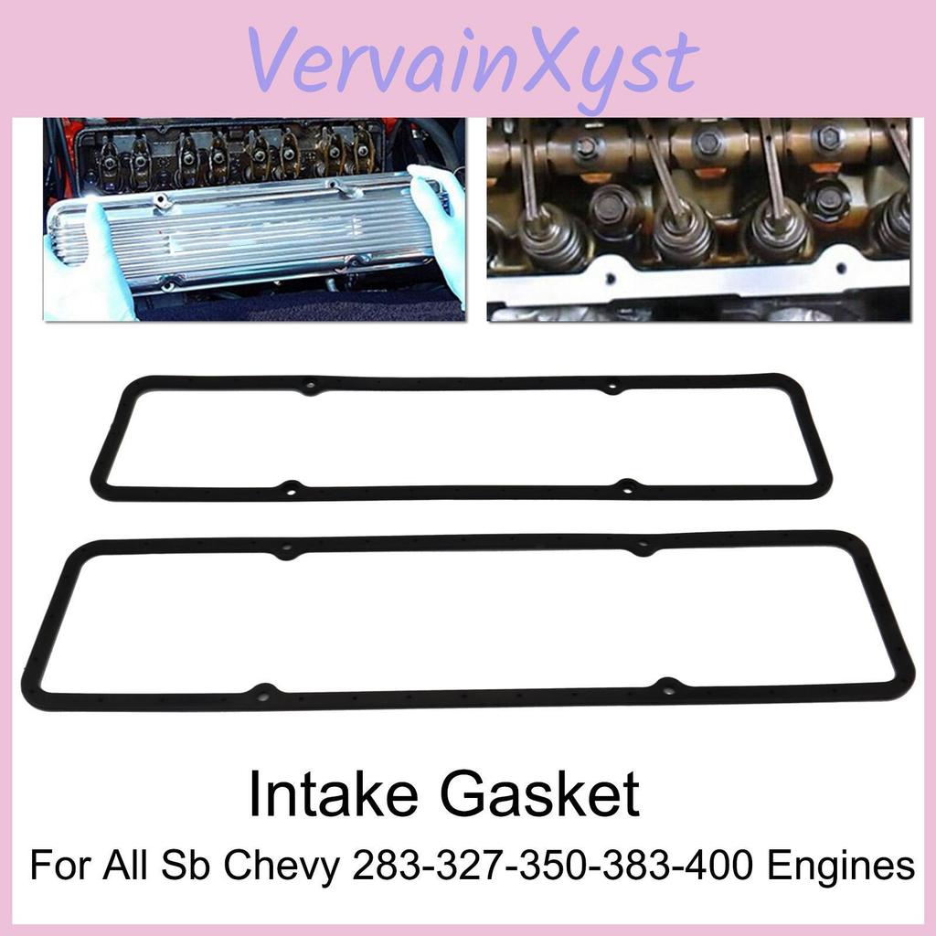 Car Engines Replacement Pair Parts Intake Valve Cover Rubber Steel Core Gaskets For Chevy Chevrolet Sbc 283 305 327 350 383 400
