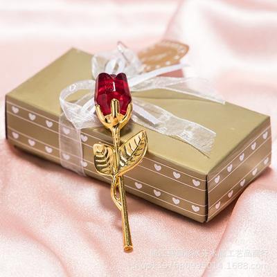 1 tk klaasroos minikristalllill kunstlilled ruumikaunistus kontori töölaua kaunistus pulmapidu sõbrapäeva kingitus