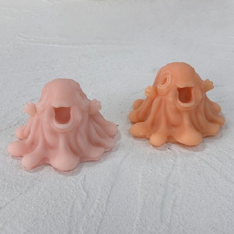 Halloween Silicone Mould 3D Ghostes Casting Mould Candle Molds for Candle Making