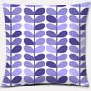 Purple Pattern Pillow Home Office Decoration Bedroom Sofa Car Cushion Cover