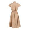 French Retro Women's Clothing Suit Lapel Short-sleeved Single-breasted Top Embroidered Hollow Skirt Women