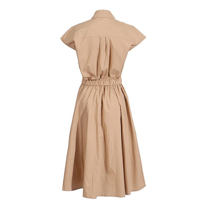 French Retro Women's Clothing Suit Lapel Short-sleeved Single-breasted Top Embroidered Hollow Skirt Women