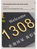 DIY House Number Plate - Stylish Entrance Decor for Homes and Hotels