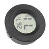 Digital LCD-termometer Hygrometer Rund Form Temperatur Fuktighetsmätare för Reptil