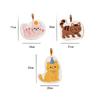 Cute Cat Hanging Hand Towel Coral Fleece Strong Water Absorption Handkerchief Towel Thickened Cartoon Bathroom Kerchief