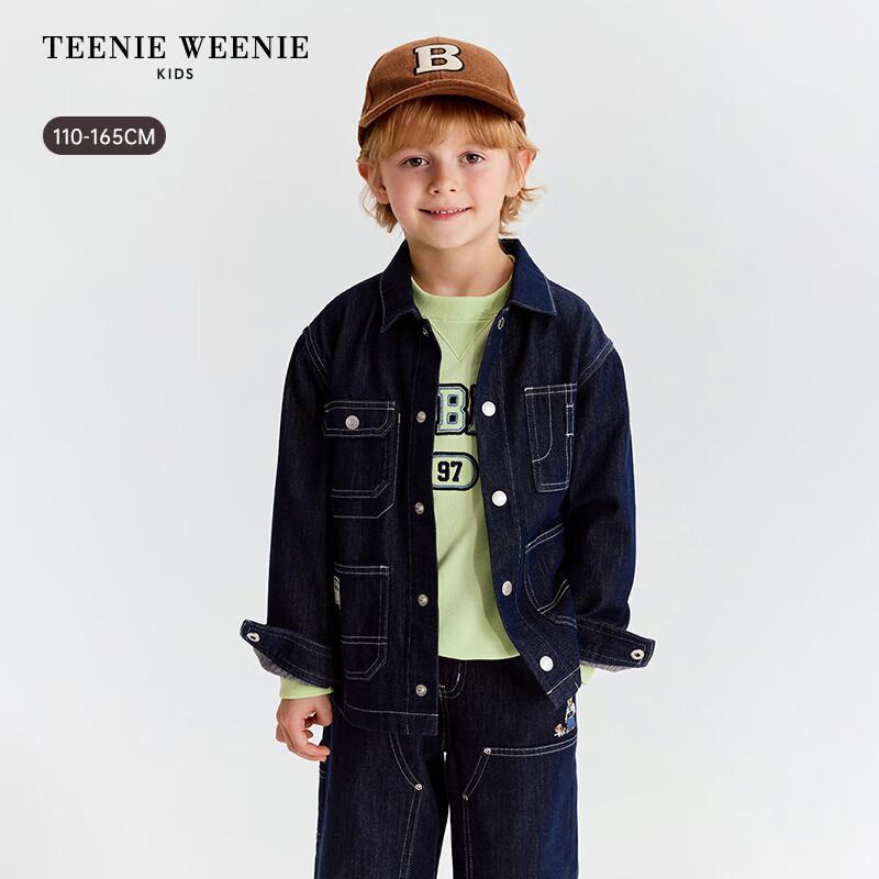 Teenie Weenie Kids  Boy s Loose Lapel Denim Jacket 160