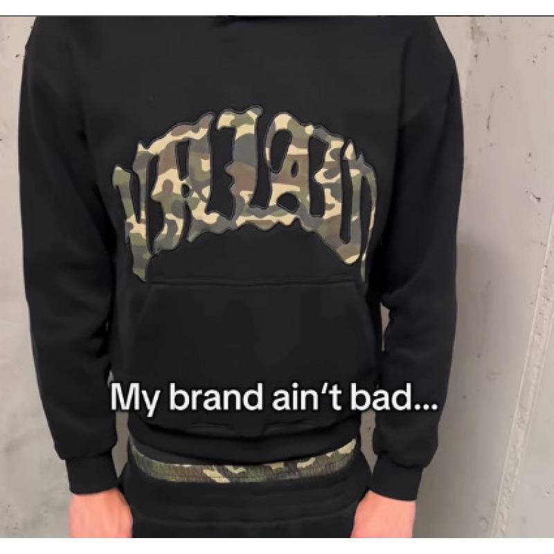 2025 Unisex Y2K Leo-Print Besticktes Hoodie- und Hosen-Set