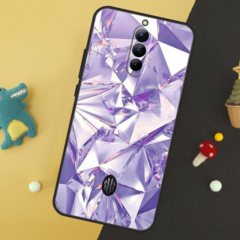 Crystal Diamond Pattern Phone Case For ZTE Nubia Red Magic 9 8 8S Pro Plus 5S 6R 5G 6 7 6S 7S Pro Protective Cover