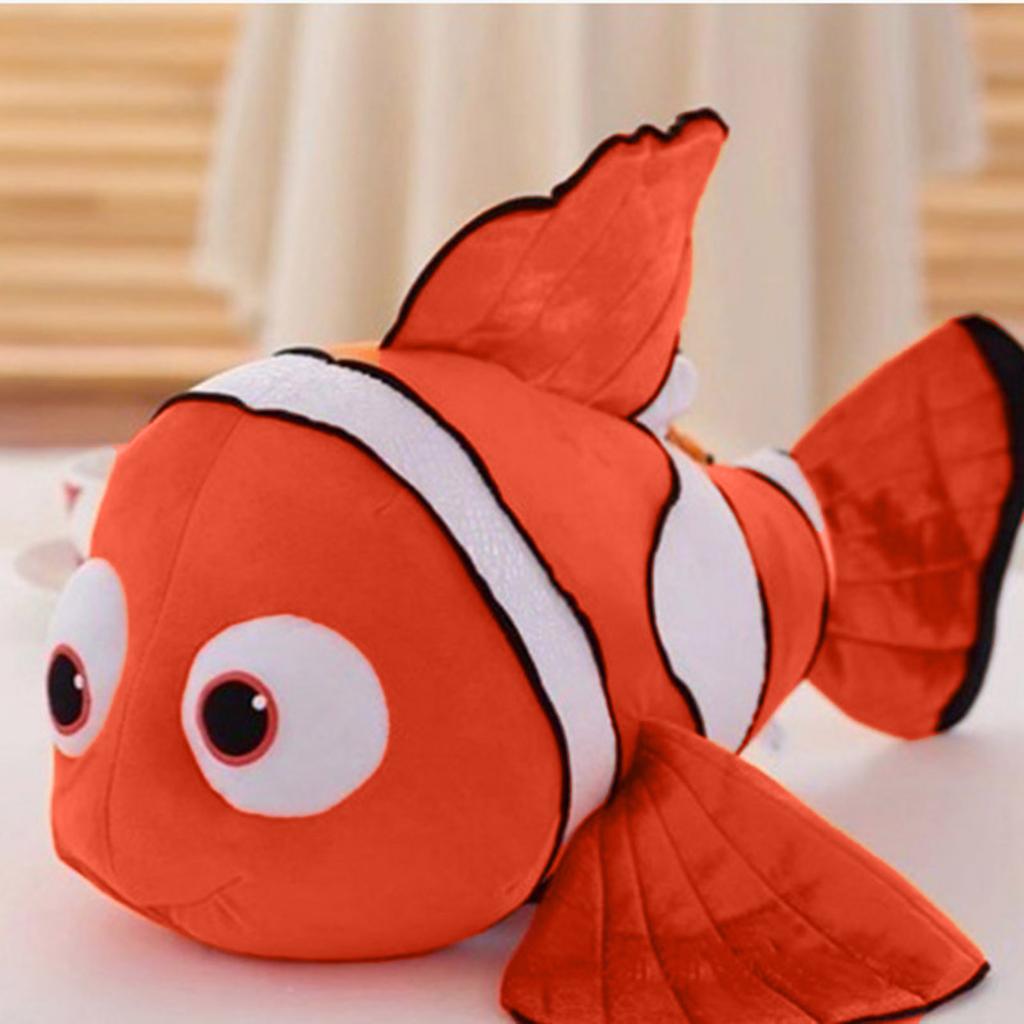 Cartoon Clown Fish Plush Toy Little Yellow Croaker Doll Aquarium Doll Cloth Doll