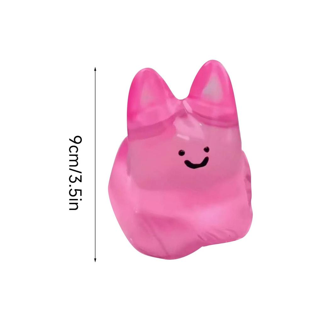 Crystal Bubble Bunny Squeezing Fun, Decompression Slow Rebound Toy Desktop Ornaments Decorative Children'S Toys