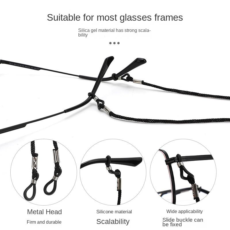 New Design High Elasticity Sunglasses Lanyard Strap Necklace Eyeglass Glasses Chain Cord Reading Glasses Strap Decoration