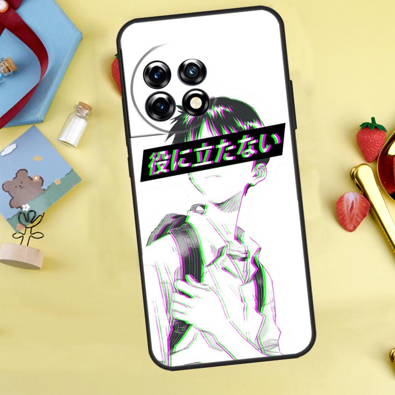 Sad Japanese Anime Aesthetic Case For OnePlus 13T 13R 12 12R 15 13 11 10 10T 8T Nord CE 2 3 4 Lite N20 N30 Nord 5 Cover