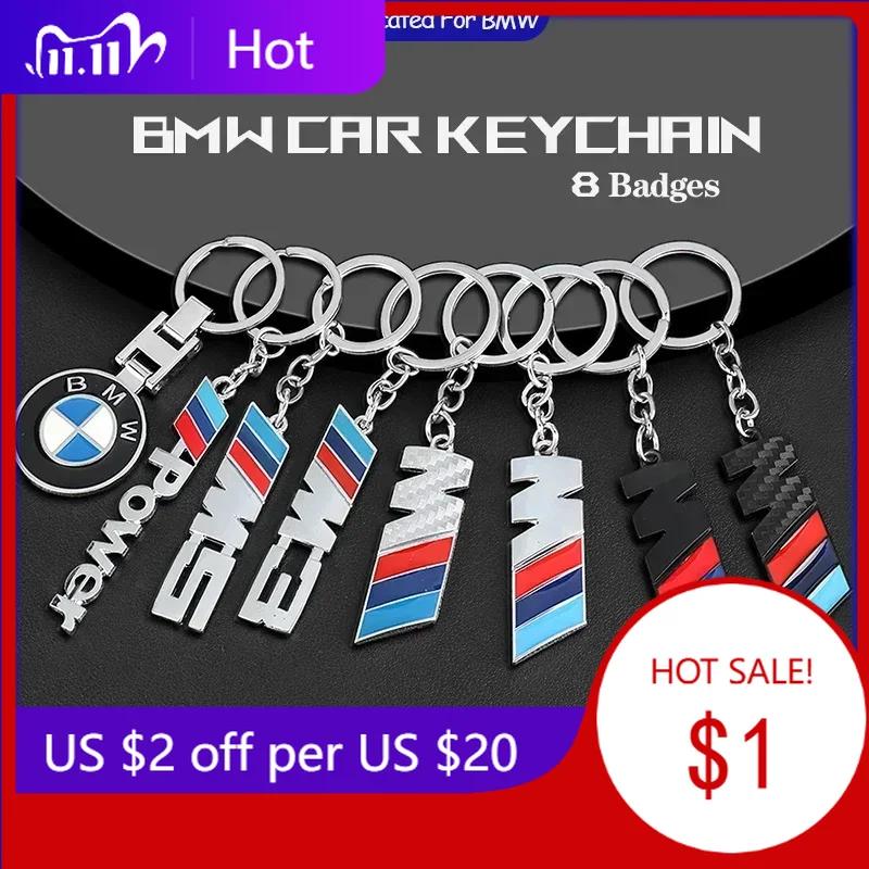 BAEJ7 2025 Hot Metal Car Styling Keychain Key Chain Keyrings Key Holders for BMW X1 X3 X4 X5 E46 E90 F20 E60 E39 F10 M1 M2 M3 M5 M6 E8