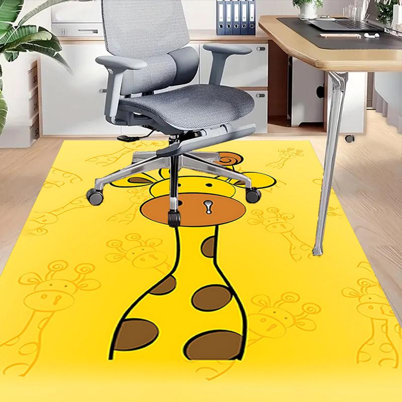 1PC giraffe pattern Extra Large Non Slip Floor carpet, Office, family, bedroom Large Area Rug Indoor Rugs, Vibrant Colors