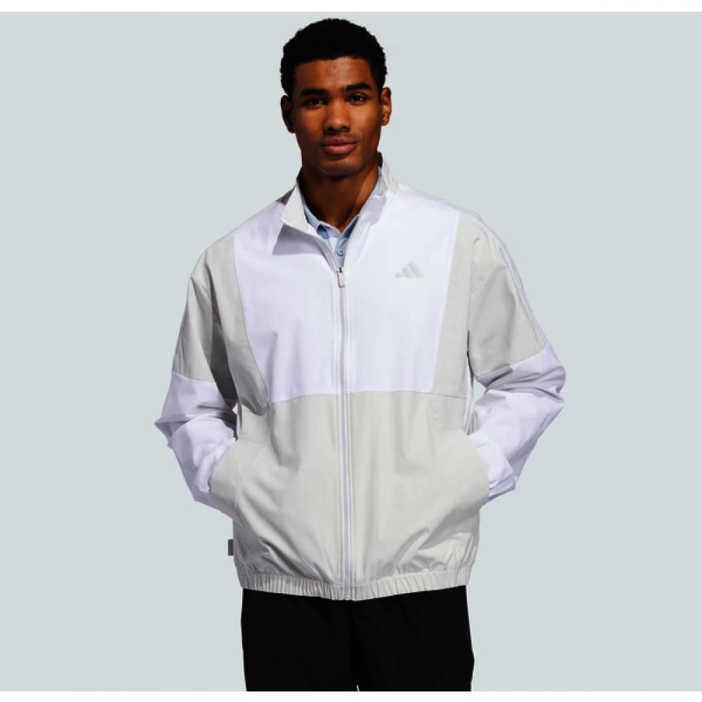 AdidaS Men S Windbreaker Beyond twiStweave Full Zip Jz9420 Beige AM(95)