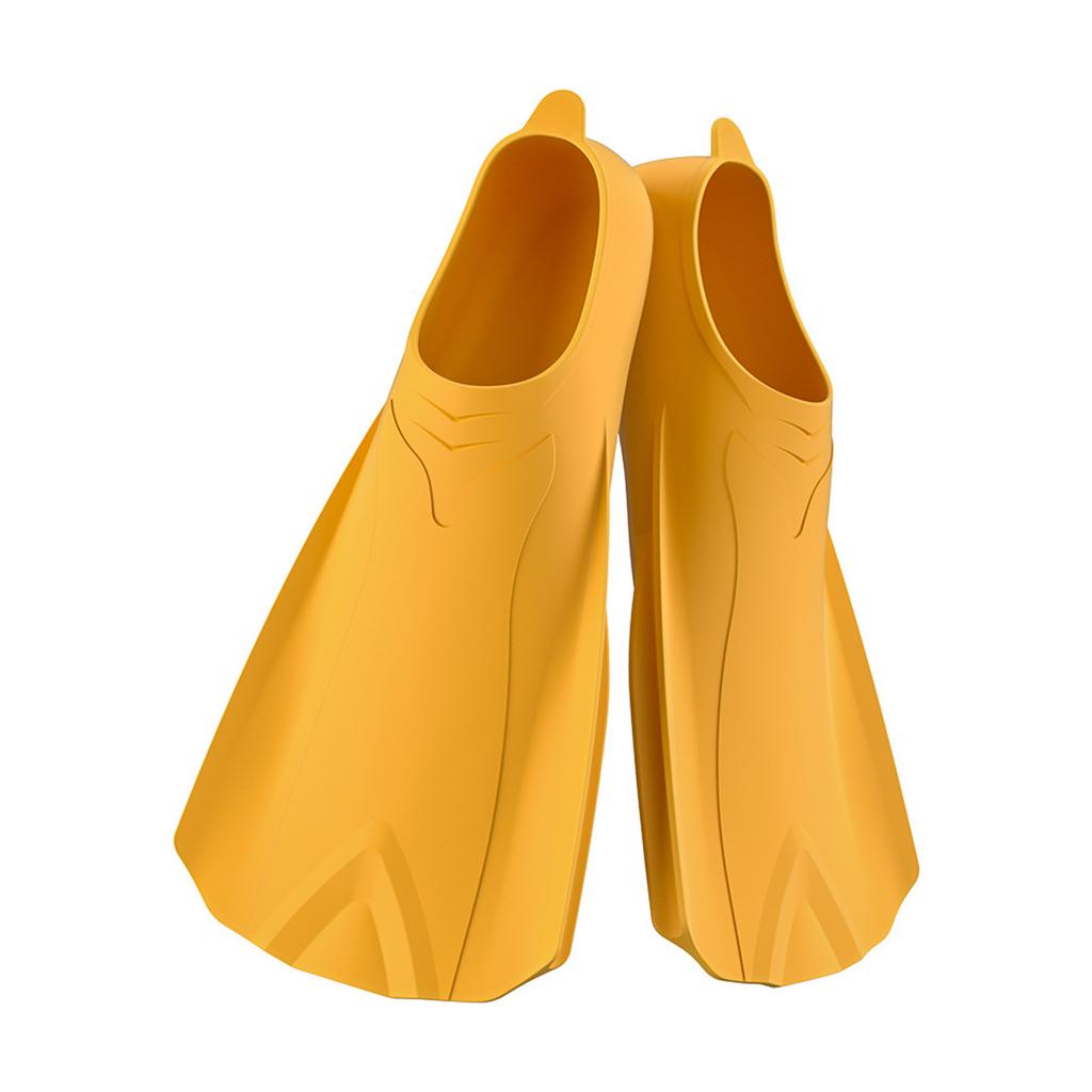 Swim Training Fins Travel Size Flippers Professional Swimming Fins Comfortable Silicone Short Flippers for Women Man