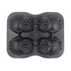 4 Cavities Owl Silicone Molds Multipurpose Animal Ice Maker Molds for Making Chocolate Jelly Candy Cake Freezing Drinks