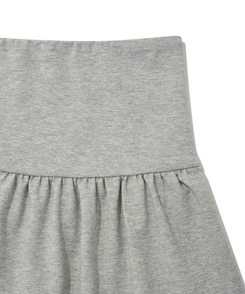 Retriever Club Mini Sweat Skirts [Melange Gray]